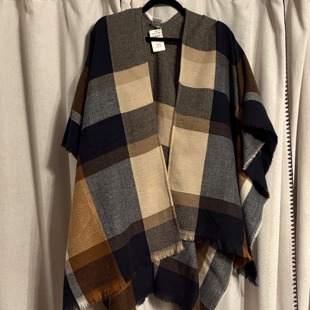 Orvis shawl/huana NWT